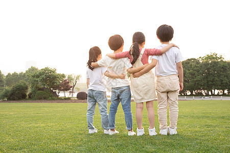 背影小朋友背景