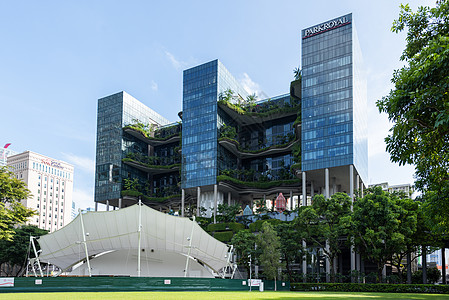 帐篷酒店新加坡花园酒店背景