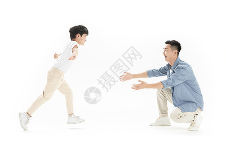 亲子跑步图片