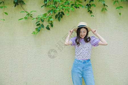 白百何杂志写真夏日小清新美女背景