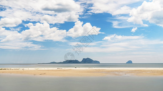 泰国南部安达曼海海滨沙滩图片