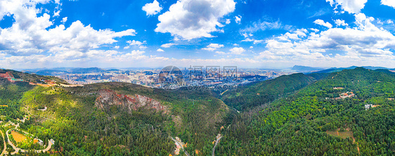 昆明航拍全景图片