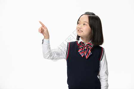 穿校服小学生图片