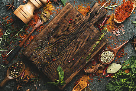 木板美食背景素材背景图片