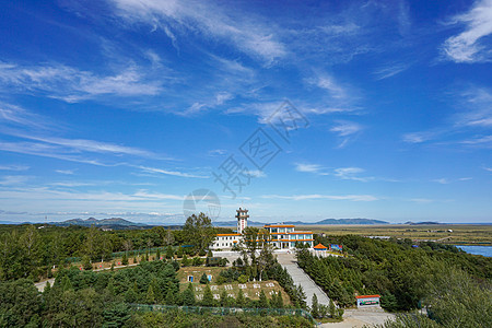 东北吉林延吉珲春口岸边境哨所背景图片