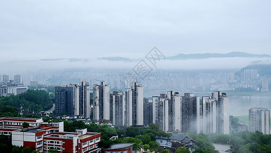重庆万州江南第一城背景图片