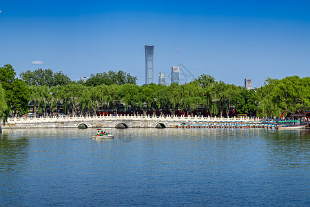 城市阳光北海与国贸背景