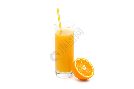 鲜榨橙汁背景图片
