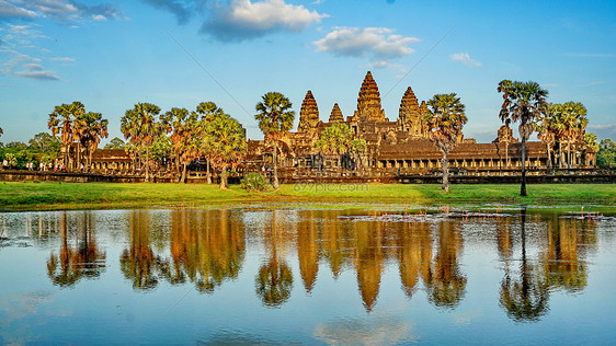 柬埔寨暹粒吴哥窟的小吴哥城图片