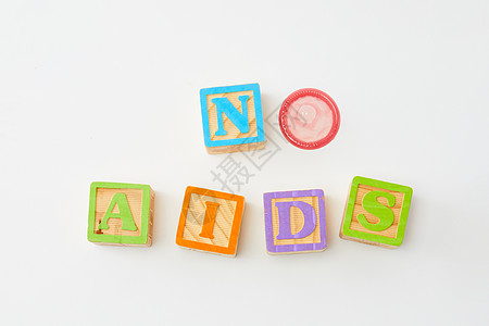艾滋病素材预防艾滋病概念背景