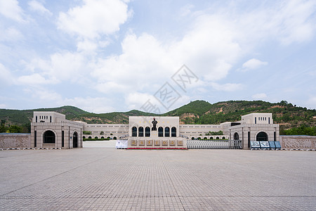 陕西省延安市延安革命纪念馆背景图片