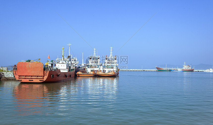 渔船码头图片
