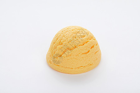 夏日芒果口味冰淇淋球图片