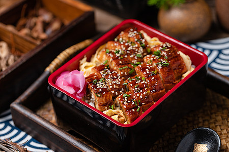 鳗鱼饭鳗鱼炒饭高清图片