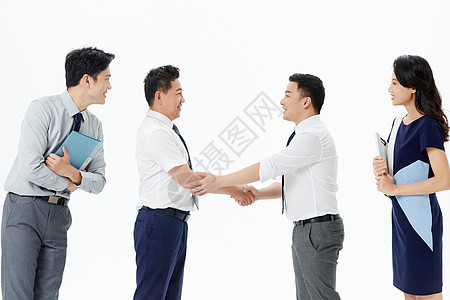 商务团队握手合作图片