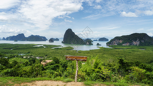 泰国攀牙湾海上桂林喀斯特地貌图片