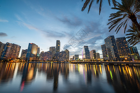 概念建筑城市夜景建筑风光背景