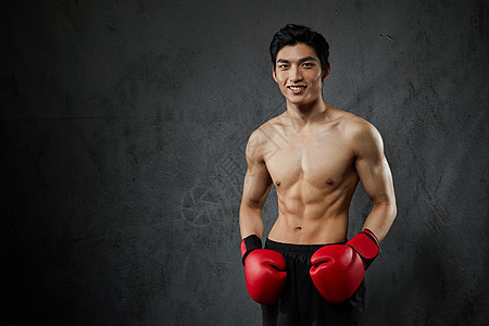 运动拳击男性背景图片