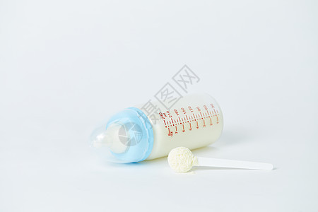 母婴奶瓶奶粉背景图片