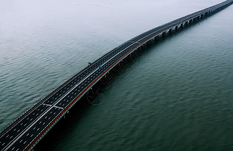 航拍连云港田湾跨海大桥高清图片