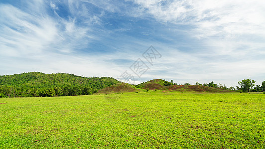 泰国高山草甸草场自然风光图片