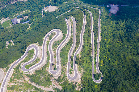 青州仰天山盘山路图片