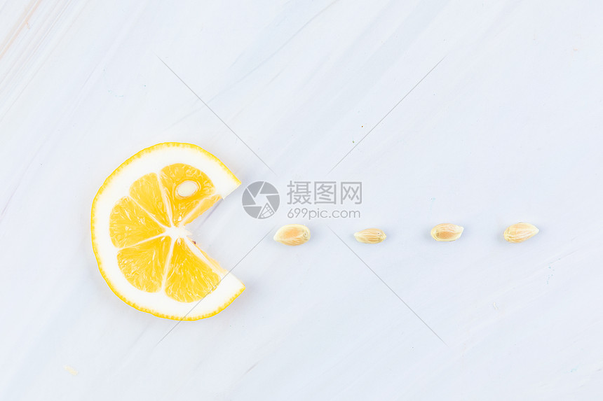 创意柠檬小人图片