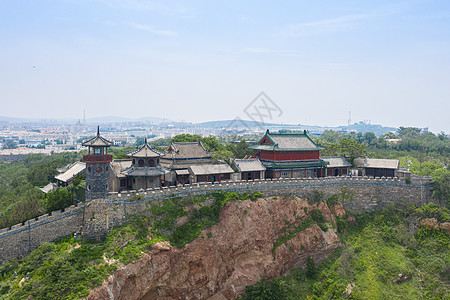 大理古城山东烟台蓬莱阁古城背景