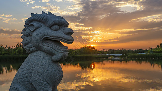 西安市鄠邑区渼陂湖景区图片