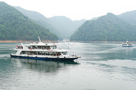 建德新安江千岛湖好运岛高清图片