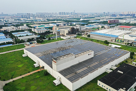 工厂屋顶太阳能系统图片