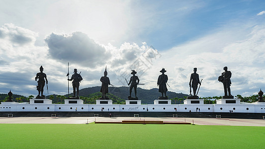 泰国旅游历代国王雕像地标标志图片