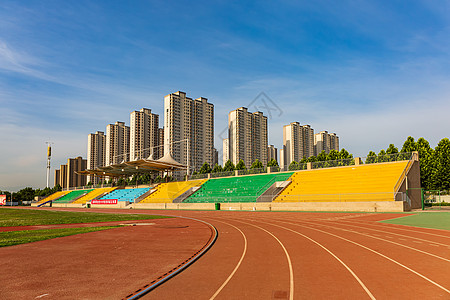 学院建筑咸阳职业技术学院操场背景