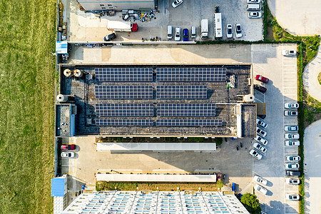 太阳能厂房工厂太阳能系统背景