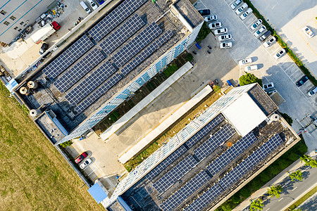 工厂太阳能系统背景