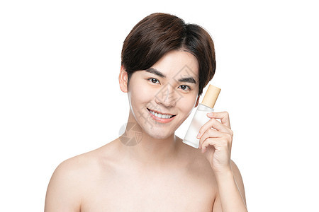 男性护肤面部水乳护理图片