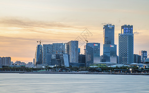 深圳前海海边公园背景图片