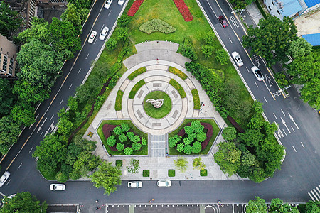 成都天府广场公园环境图片