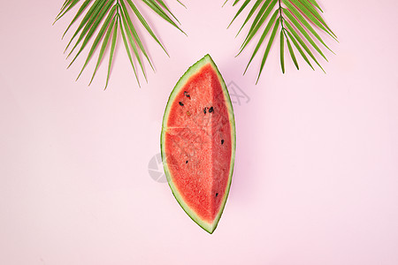 夏日水果西瓜场景背景图片