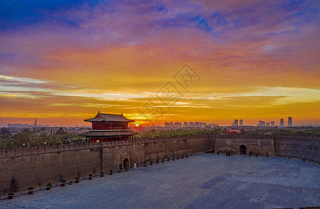 太南门石家庄正定古城南门背景