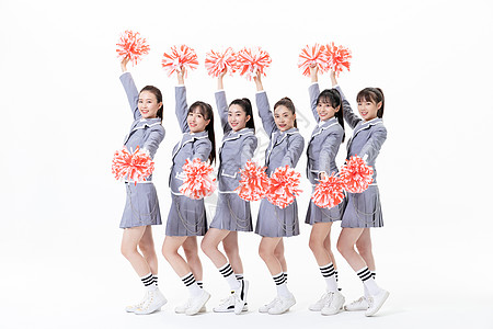 青春美女拉拉队图片素材