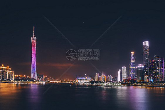 珠江新城夜景图片