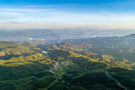 黄河源广东河源缺牙山自然风光背景