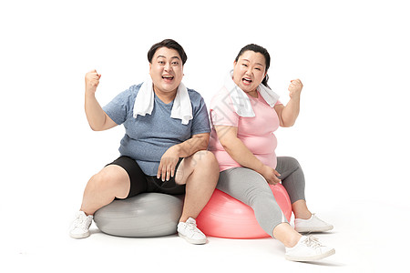肥胖情侣背景