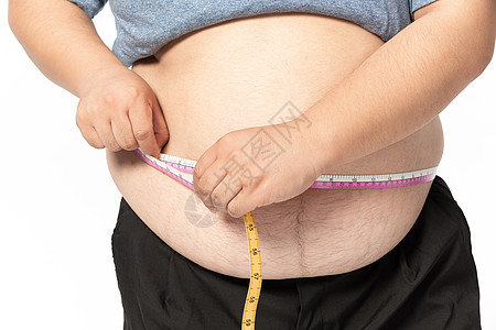 男性肥胖量腰围图片