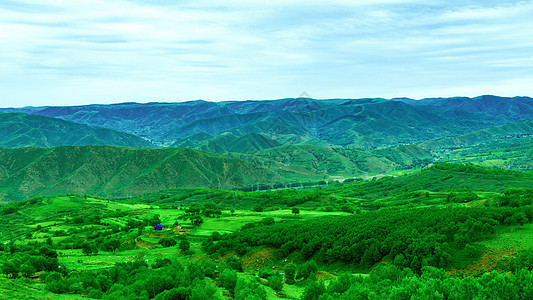 内蒙古凉城县山村景观图片