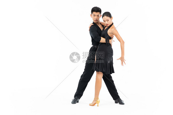 双人国标舞舞蹈动作练习图片