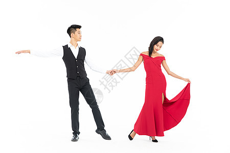 跳双人舞的舞蹈演员图片