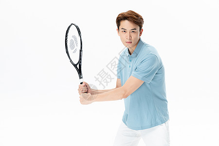 网球练习年轻活力男子打网球背景