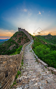 古代城墙长城背景